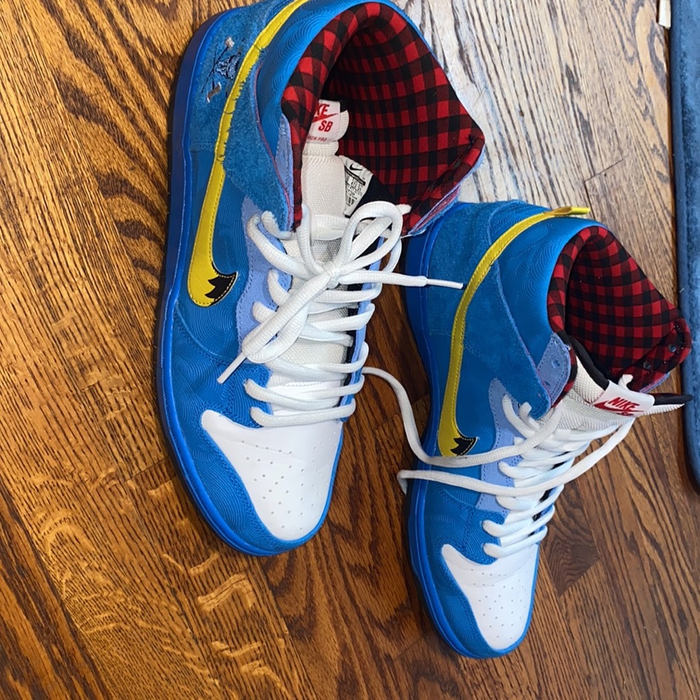 Nike Shoes 2015 VNDS Nike SB Dunk High Premium Familia Blue